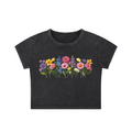 Snow Washed Crop Top