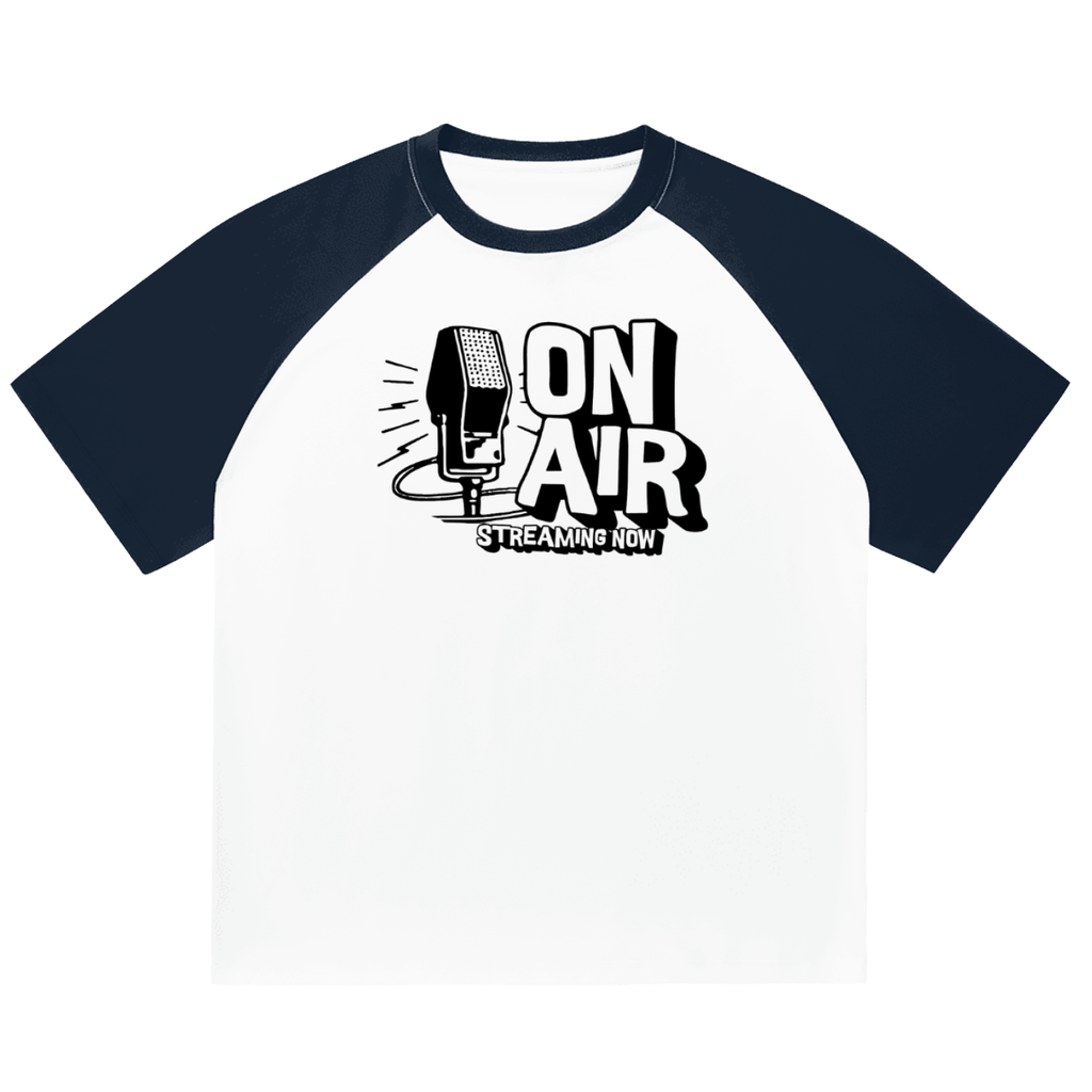 Color-Blocked Raglan Sleeve T-Shirt
