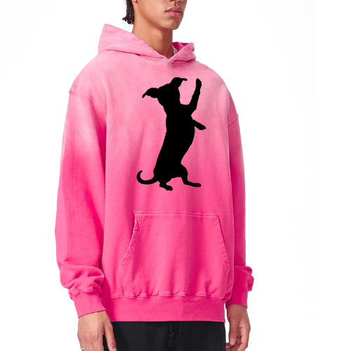 Chihuahua, Heavyweight Sun-fade Oversized Hoodie, Unisex
