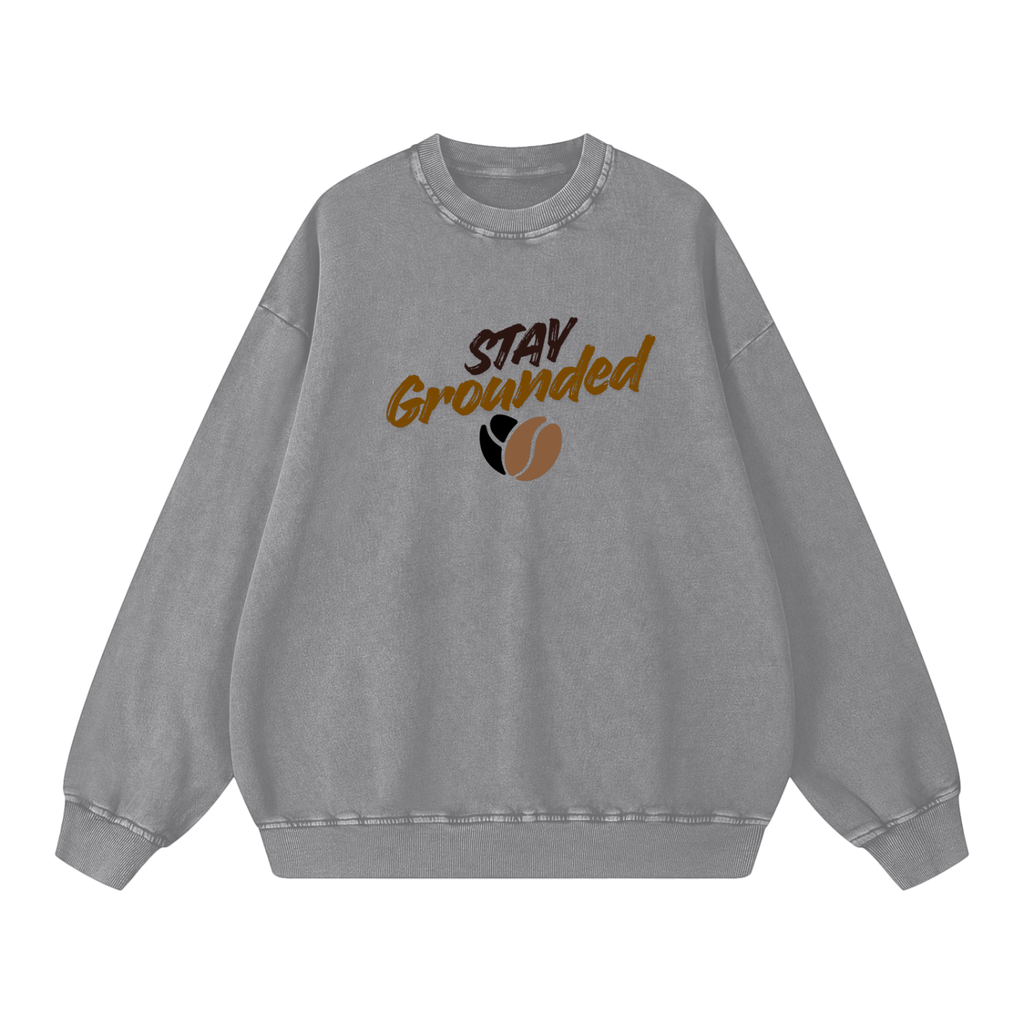 Snow Washed Oversized Sweatshirt