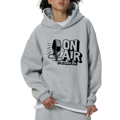 "On Air, Now Streaming", Unisex, Fleeced Hoodie