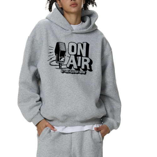 "On Air, Now Streaming", Unisex, Fleeced Hoodie